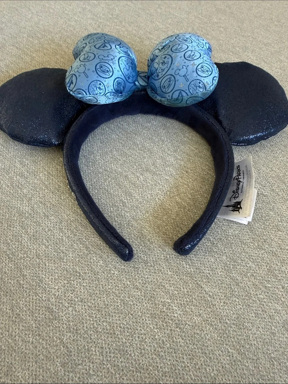Minnie Ears Disney World Blue Sparkly - 2018